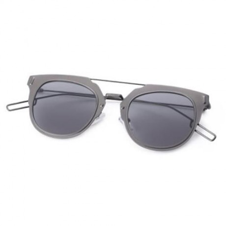 STYLISH COLOR COATED ROUND SIMPLE DESIGN WOMEN SUNGLASSES UV400 (#3)