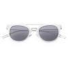 STYLISH COLOR COATED ROUND SIMPLE DESIGN WOMEN SUNGLASSES UV400 (#5)