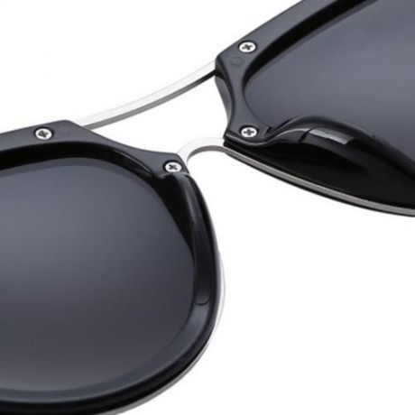 CASUAL OVERSIZE COLOR COATED METAL FRAME UNISEX SUNGLASSES (#3)