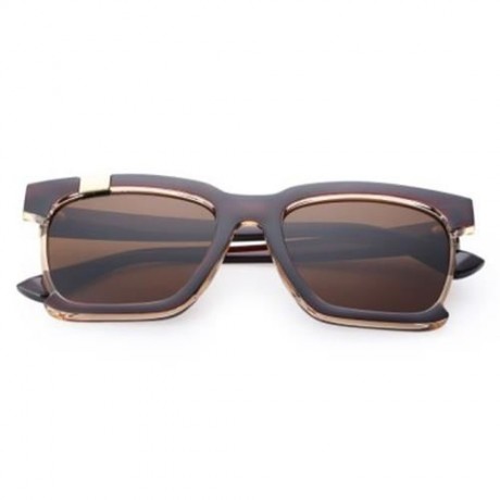 STYLISH LADIES SQUARE FRAME COLOR COATED SUNGLASSES (#2)