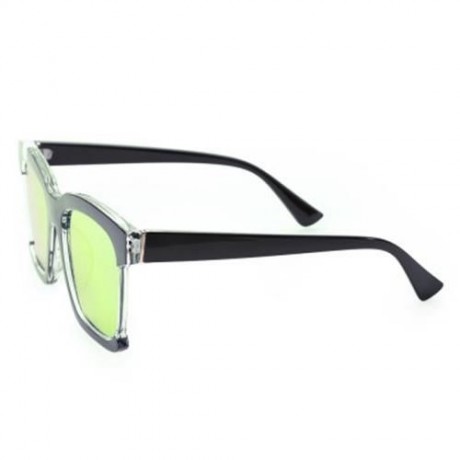 STYLISH LADIES SQUARE FRAME COLOR COATED SUNGLASSES (#3)