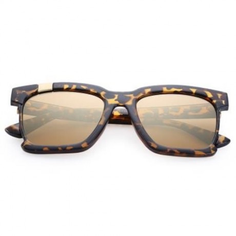 STYLISH LADIES SQUARE FRAME COLOR COATED SUNGLASSES (#5)