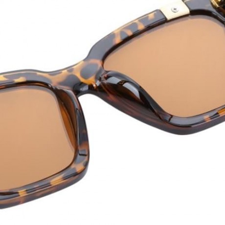 STYLISH LADIES SQUARE FRAME COLOR COATED SUNGLASSES (#5)