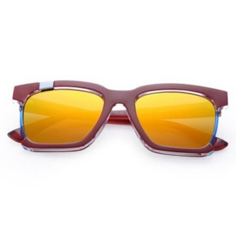 STYLISH LADIES SQUARE FRAME COLOR COATED SUNGLASSES (#6)