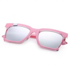 STYLISH LADIES SQUARE FRAME COLOR COATED SUNGLASSES (#7)