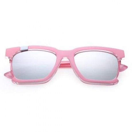 STYLISH LADIES SQUARE FRAME COLOR COATED SUNGLASSES (#7)