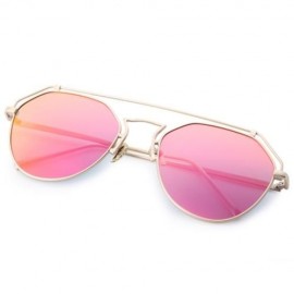 STYLISH UNISEX COLOR COATED HOLLOW IRREGULAR SUNGLASSES (#1)