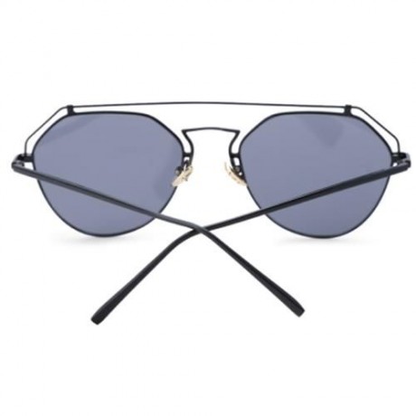STYLISH UNISEX COLOR COATED HOLLOW IRREGULAR SUNGLASSES (#6)
