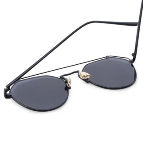 STYLISH UNISEX COLOR COATED HOLLOW IRREGULAR SUNGLASSES (#6)