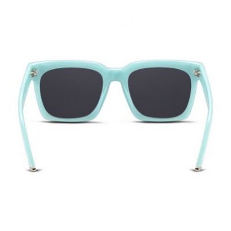 STYLISH FEMALE COLOR COATED SQUARE FRAME UV PROTECTION SUNGLASSES (#2)