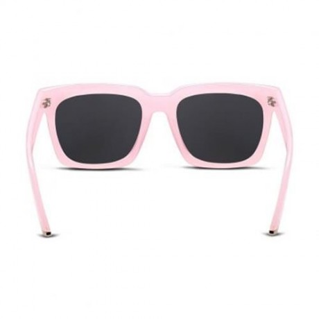 STYLISH FEMALE COLOR COATED SQUARE FRAME UV PROTECTION SUNGLASSES (#4)