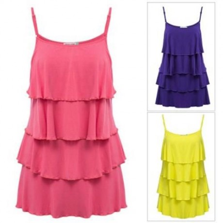 CHIC SOLID COLOR MATERNITY BREASTFEEDING CLOTHING PREGNANT WOMEN TANK TOP (YELLOW)