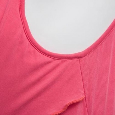 CHIC SOLID COLOR MATERNITY BREASTFEEDING CLOTHING PREGNANT WOMEN TANK TOP (PINK)