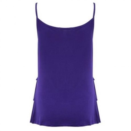 CHIC SOLID COLOR MATERNITY BREASTFEEDING CLOTHING PREGNANT WOMEN TANK TOP (SAPPHIRE BLUE)