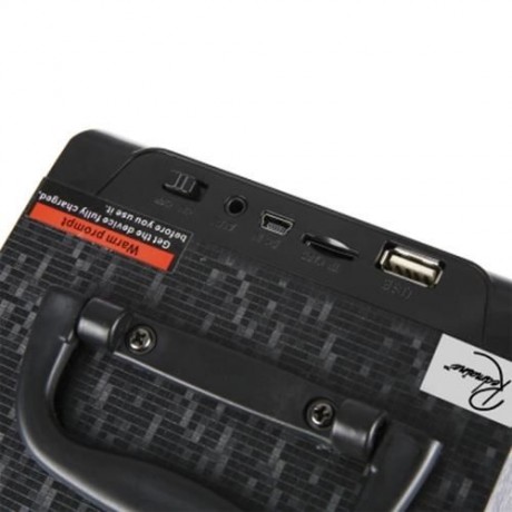 REDMAINE MS - 132BT WIRELESS BLUETOOTH SQUARE SPEAKER (BLACK)