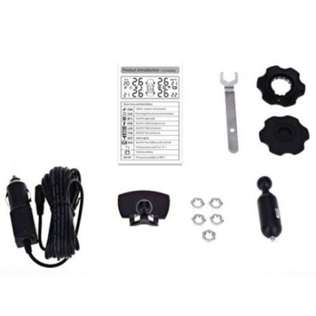U903 4 EXTERNAL SENSORS PRESSURE MONITORING SYSTEM CAR TPMS PSI BAR DIAGNOSTIC TOOL
