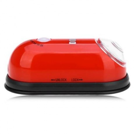 DOODA ELLIPTICAL MULTIFUNCTION NIGHT LIGHT ENERGY SAVING HUMAN BODY LAMP SENSOR (RED)