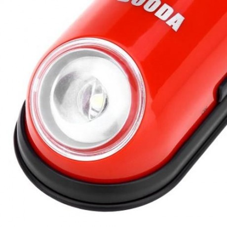 DOODA ELLIPTICAL MULTIFUNCTION NIGHT LIGHT ENERGY SAVING HUMAN BODY LAMP SENSOR (RED)