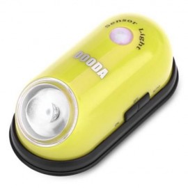DOODA ELLIPTICAL MULTIFUNCTION NIGHT LIGHT ENERGY SAVING HUMAN BODY LAMP SENSOR (YELLOW)