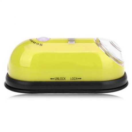 DOODA ELLIPTICAL MULTIFUNCTION NIGHT LIGHT ENERGY SAVING HUMAN BODY LAMP SENSOR (YELLOW)