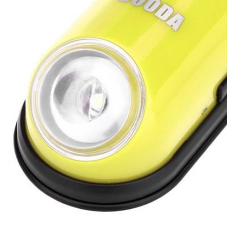 DOODA ELLIPTICAL MULTIFUNCTION NIGHT LIGHT ENERGY SAVING HUMAN BODY LAMP SENSOR (YELLOW)