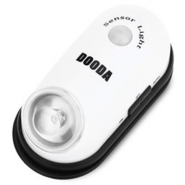 DOODA ELLIPTICAL MULTIFUNCTION NIGHT LIGHT ENERGY SAVING HUMAN BODY LAMP SENSOR (WHITE)