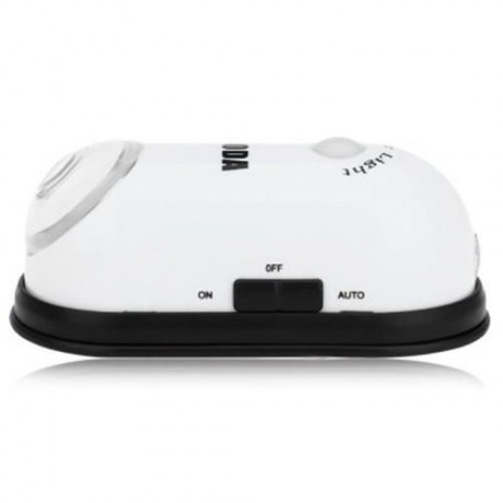 DOODA ELLIPTICAL MULTIFUNCTION NIGHT LIGHT ENERGY SAVING HUMAN BODY LAMP SENSOR (WHITE)