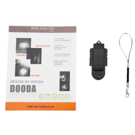 DOODA ELLIPTICAL MULTIFUNCTION NIGHT LIGHT ENERGY SAVING HUMAN BODY LAMP SENSOR (SILVER)