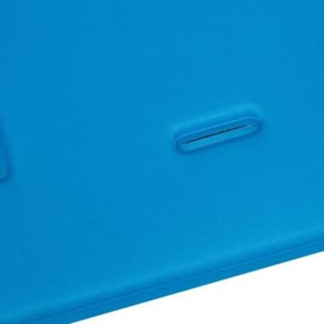 SOLID COLOR BREATHABLE COTTON CUSHION FOR BABY CARRIAGE (BLUE)