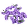 PE ROSE FOAM ARTIFICIAL SILK FLOWERS BOUQUET WEDDING DECORATION WREATHS (PURPLE)