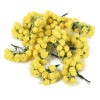 PE ROSE FOAM ARTIFICIAL SILK FLOWERS BOUQUET WEDDING DECORATION WREATHS (ORANGE YELLOW)