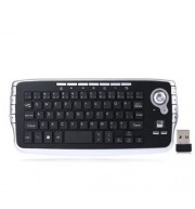 FN - 717 3 IN 1 2.4G WIRELESS KEYBOARD MOUSE SMART TV REMOTE CONTROL (BLACK)