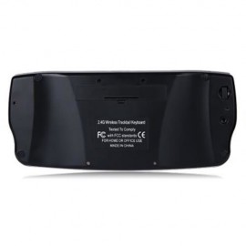 FN - 717 3 IN 1 2.4G WIRELESS KEYBOARD MOUSE SMART TV REMOTE CONTROL (BLACK)