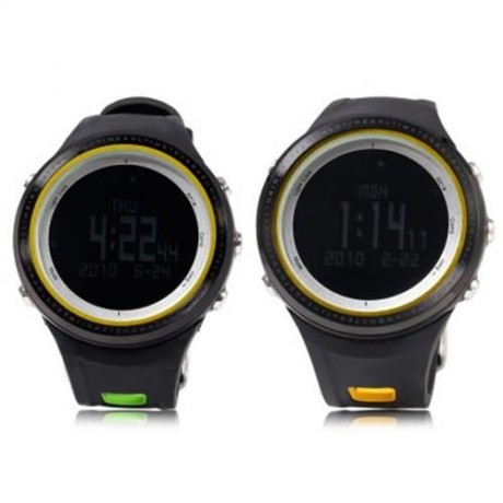 SUNROAD FR800NB MULTIFUNCTIONAL DIGITAL SPORTS WATCH ALTIMETER STOPWATCH BAROMETER PEDOMET