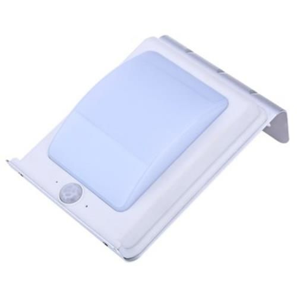 16 LEDS SOLAR MOTION LIGHT ENERGY SAVING INFRARED MOTION SENSOR WALL LAMP (SILVER)