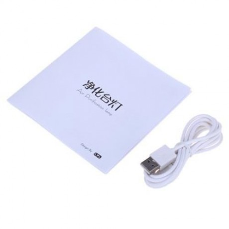 LED USB RECHARGEABLE AIR PURIFICATION LAMP DIMMING ADJUSTABLE NIGHT LIGHT (WHITE)
