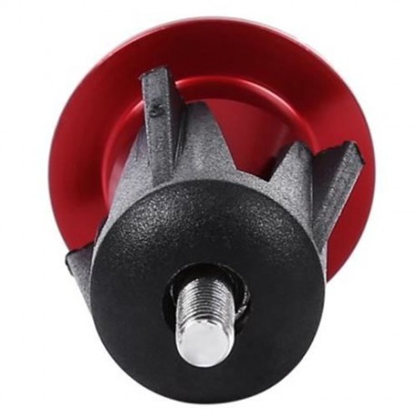 WAKE PAIRED MTB BICYCLE CNC ALUMINUM ALLOY HANDLEBAR PLUGS (RED)