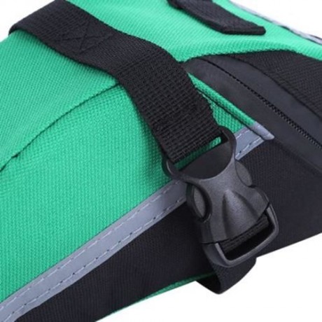 B - SOUL PORTABLE ADJUSTABLE QUAKEPROOF PADDED CYCLING SEAT TAIL BAG OUTDOOR BIKE POUCH (B