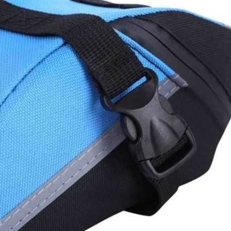 B - SOUL PORTABLE ADJUSTABLE QUAKEPROOF PADDED CYCLING SEAT TAIL BAG OUTDOOR BIKE POUCH (B
