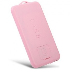 AIEK C6 1.0 INCH CARD PHONE BLUETOOTH 2.0 CALENDAR ALARM CALCULATOR (PINK)