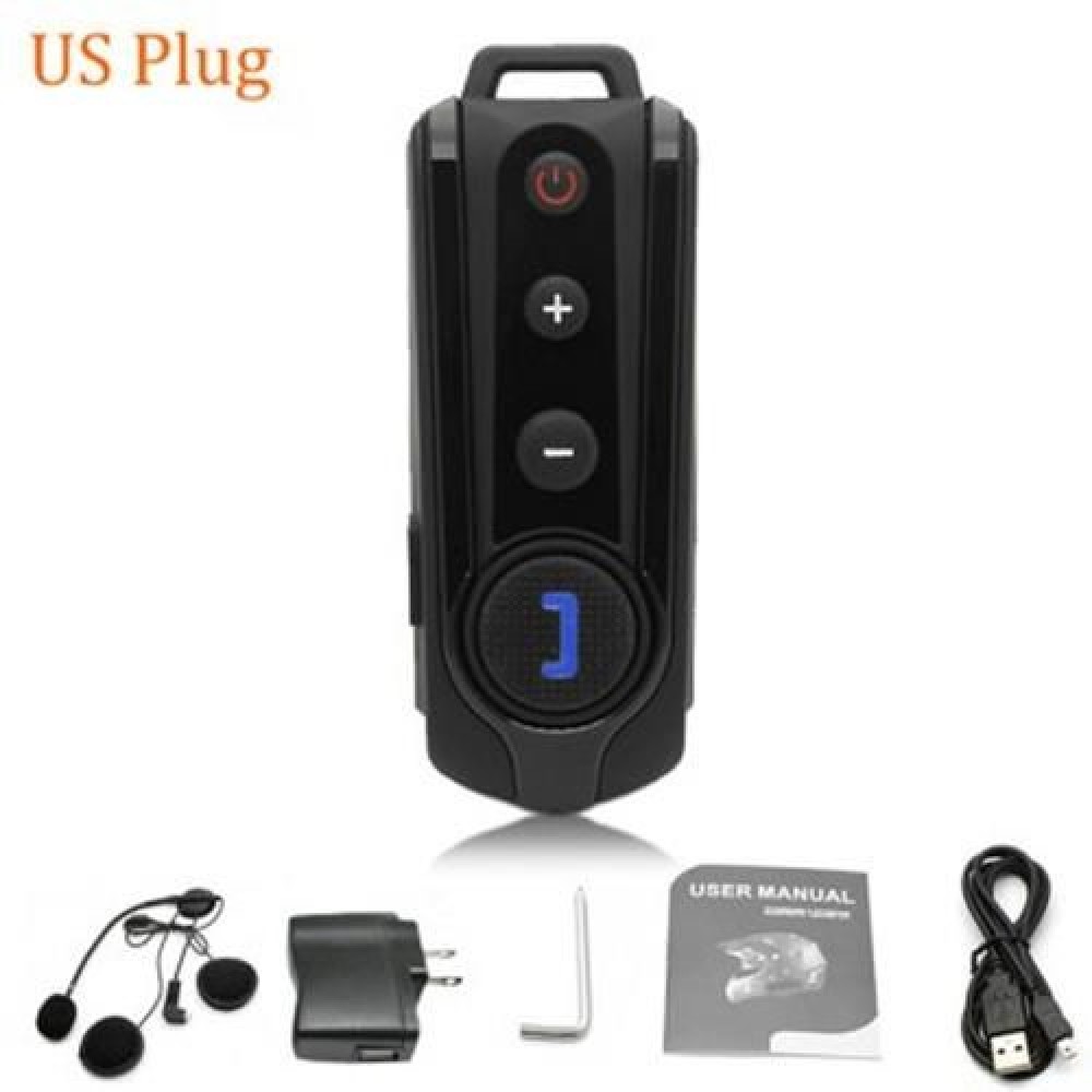 BT-S1 1000M BLUETOOTH MOTORCYCLE INTERCOM MOTORBIKE HELMET INTERPHONE FM RADIO