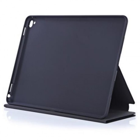 HOCO FAUX NAPPA COVER WITH AUTO SLEEP WAKE UP FUNCTION FOR IPAD PRO 9.7 (BLACK)
