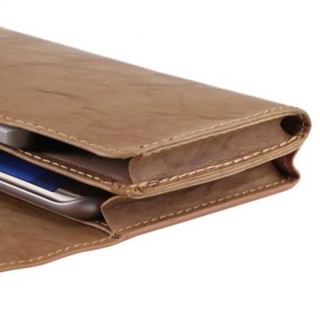 HOCO P4 4800MAH EXTERNAL BATTERY CHARGER WALLET POWER BANK (BROWN)