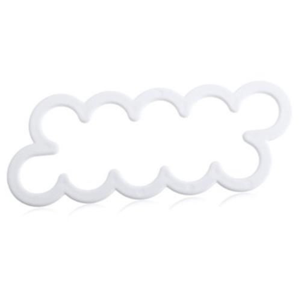 3D ROSE FLOWER CUTTER MOLD SUGAR CRAFT FONDANT CAKE BAKING MAKER (WHITE)
