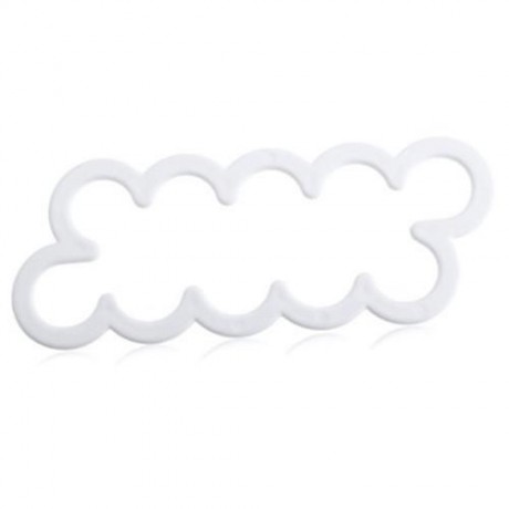 3D ROSE FLOWER CUTTER MOLD SUGAR CRAFT FONDANT CAKE BAKING MAKER (WHITE)