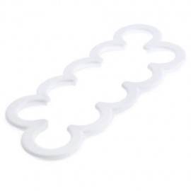 3D ROSE FLOWER CUTTER MOLD SUGAR CRAFT FONDANT CAKE BAKING MAKER (WHITE)