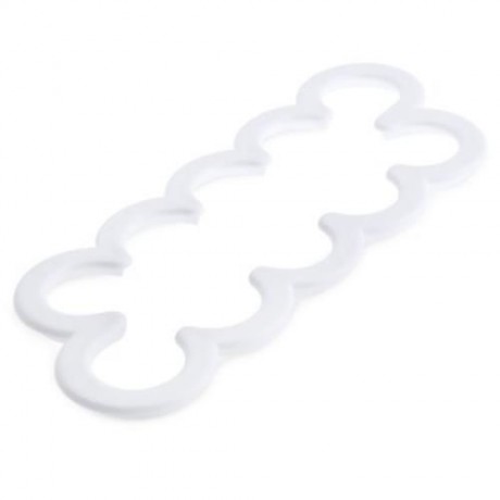 3D ROSE FLOWER CUTTER MOLD SUGAR CRAFT FONDANT CAKE BAKING MAKER (WHITE)