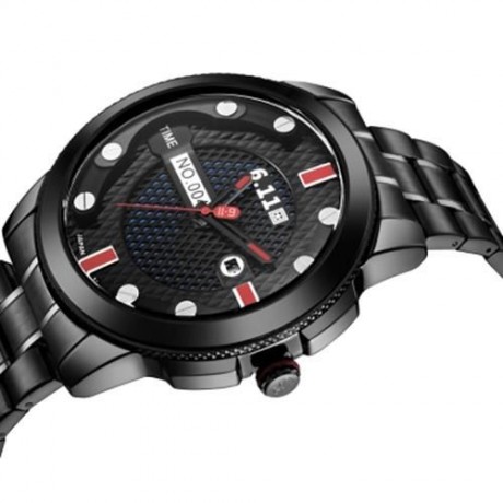 6.11 NO - 004 MALE PHOTOVOLTAIC ENERGY QUARTZ WATCH MINERAL REINFORCED GLASS CALENDAR WRIS