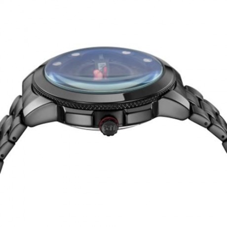 6.11 NO - 004 MALE PHOTOVOLTAIC ENERGY QUARTZ WATCH MINERAL REINFORCED GLASS CALENDAR WRIS