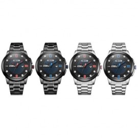 6.11 NO - 004 MALE PHOTOVOLTAIC ENERGY QUARTZ WATCH MINERAL REINFORCED GLASS CALENDAR WRIS
